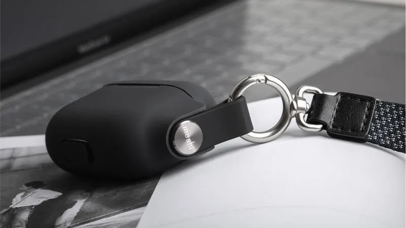 Чехол Moshi Pebbo - Airpods 3, Чёрный