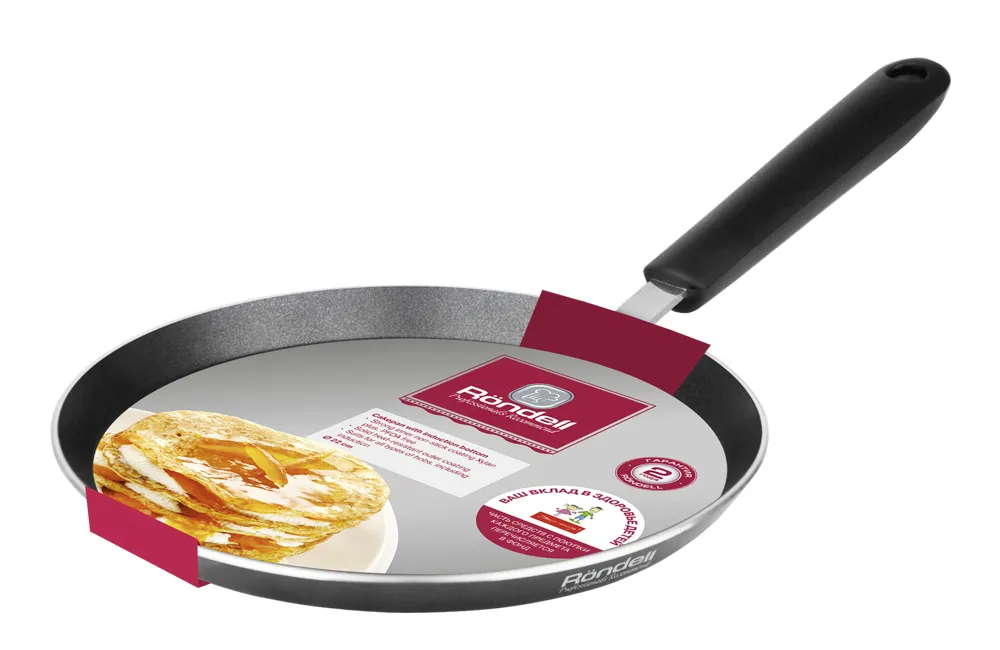 Блинная сковорода Rondell RDA-022, 24см, Чёрный