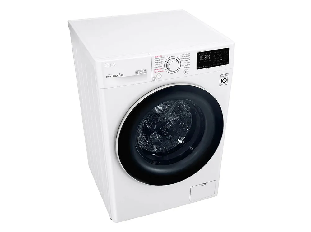Mașină de spălat LG F4WV328S0U, 8kg, Alb