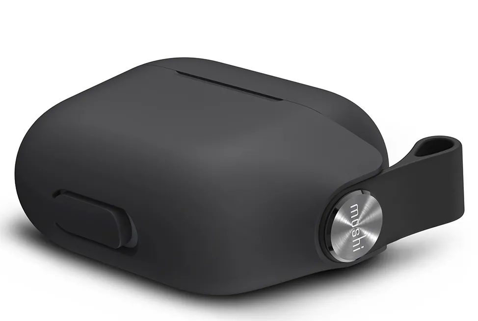 Чехол Moshi Pebbo - Airpods 3, Чёрный