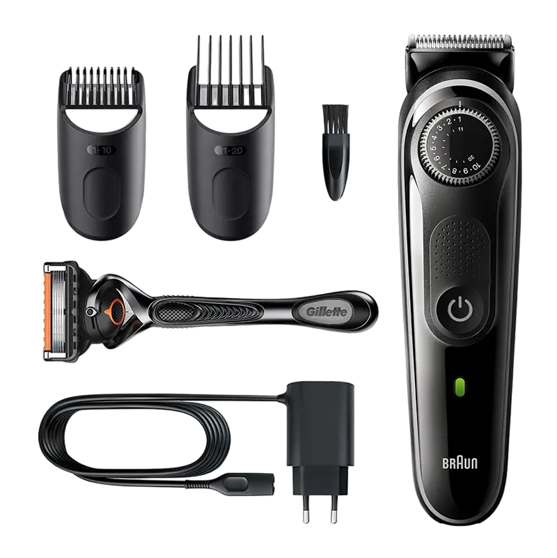Мужской Триммер Braun BT5342, Чёрный | Серый