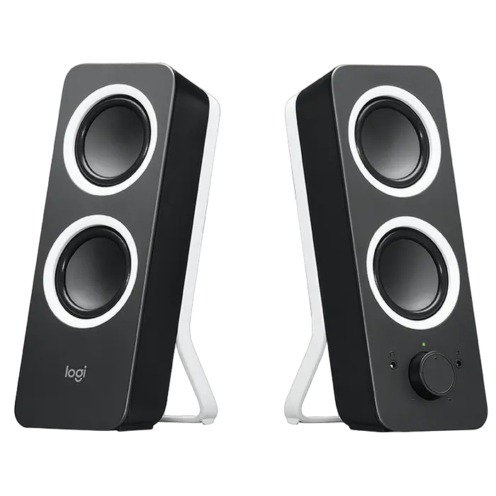 Компьютерные колонки 2.0 Logitech Z200, Чёрный