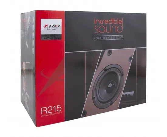Компьютерные колонки 2.0 F&D R215, Чёрный