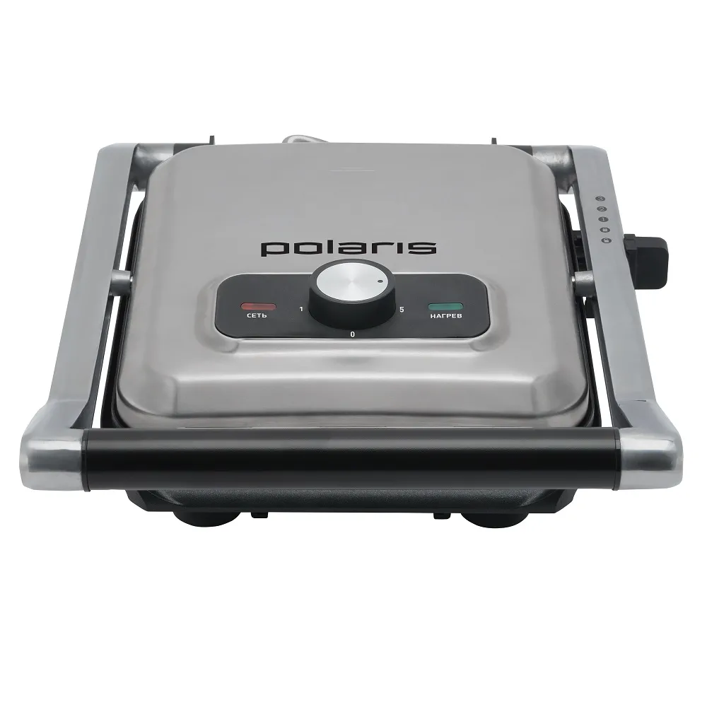 Grătar electric Polaris PGP2902, 2000W, Argintiu