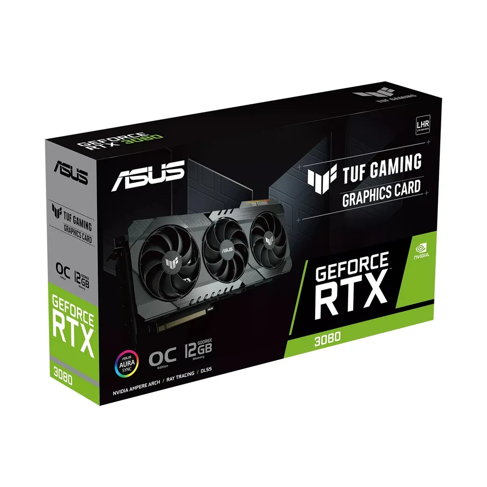 Placă Video ASUS TUF-RTX3080-O12G-GAMING, 12GB GDDR6X 384bit