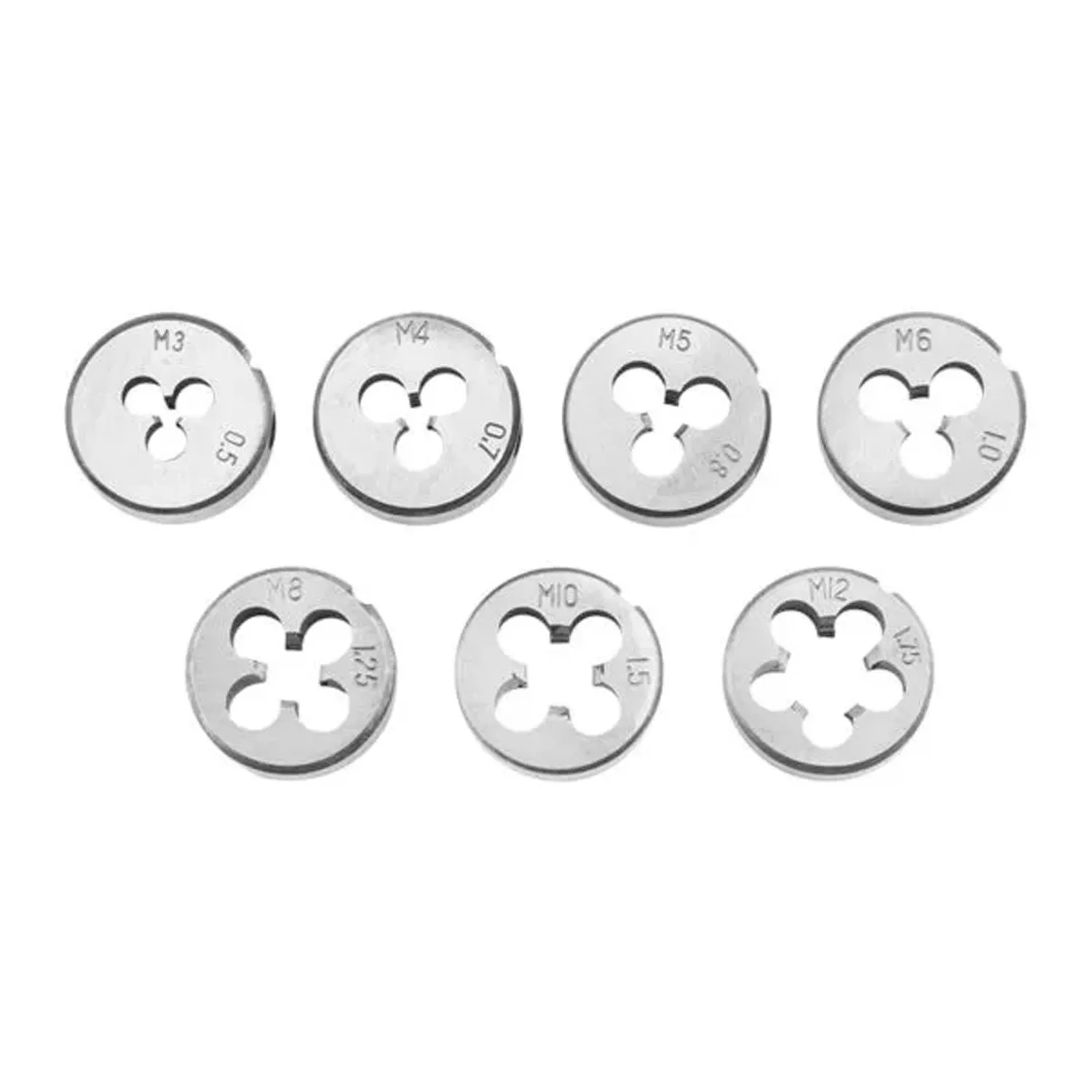 Набор из 8 плашек M3–M12 WOKIN