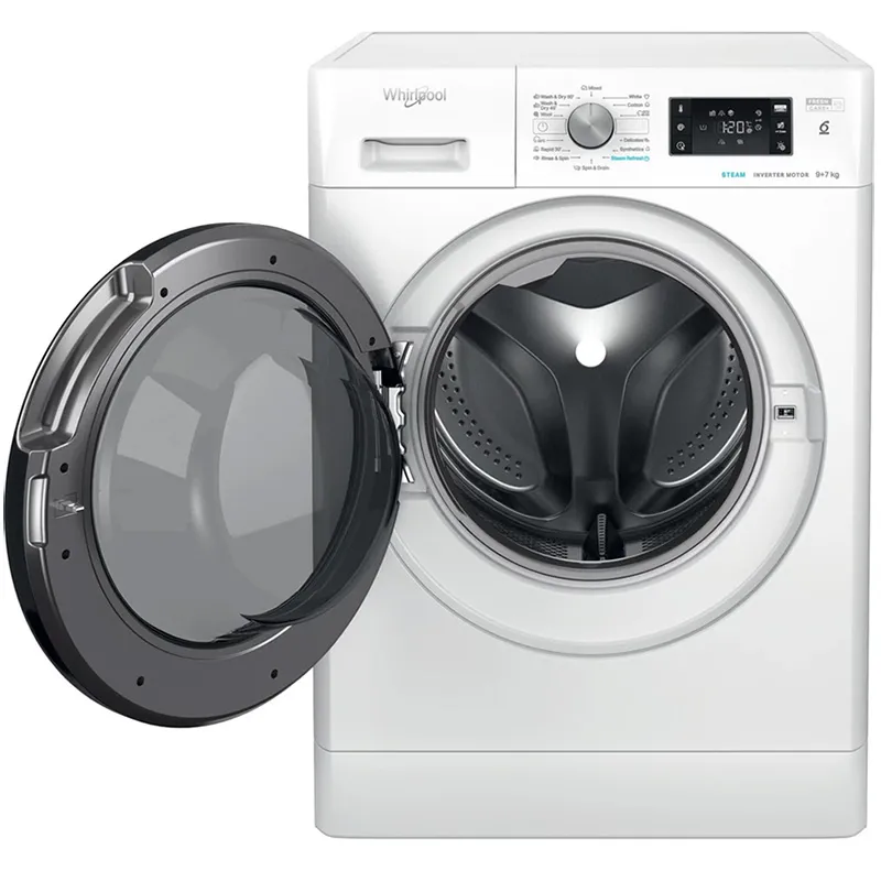 Mașină de spălat cu uscător Whirlpool FFWDB 976258 BV EE, 9kg, Alb