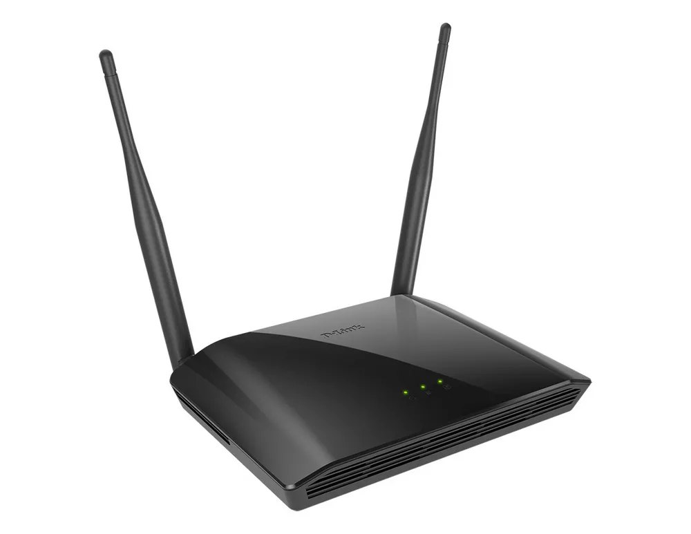 Беспроводной маршрутизатор D-Link DIR-615, Чёрный