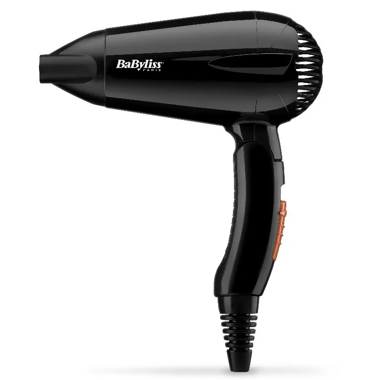 Компактный фен BaByliss Travel Dry 5344E, 2000 Вт, Чёрный