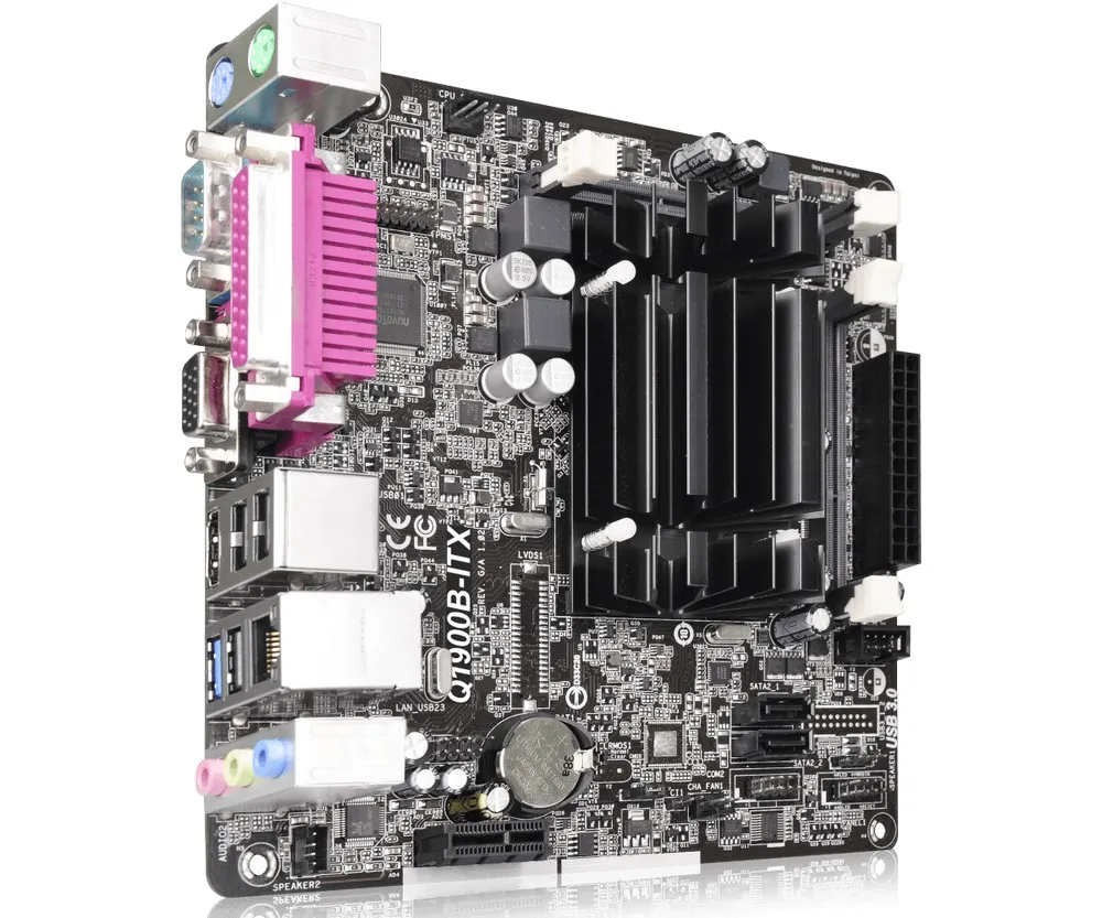 Материнская плата ASRock Q1900B-ITX, Intel J1900, Mini-ITX