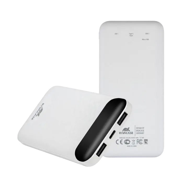 Power Bank Rivacase 10000 mAh QC 3.0/PD, VA2240, White