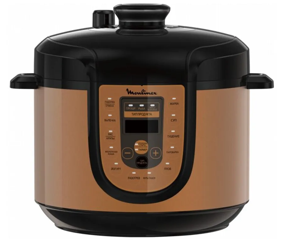 Aparat de gătit multifuncțional sub presiune Moulinex CE5A0F34, Cafeniu