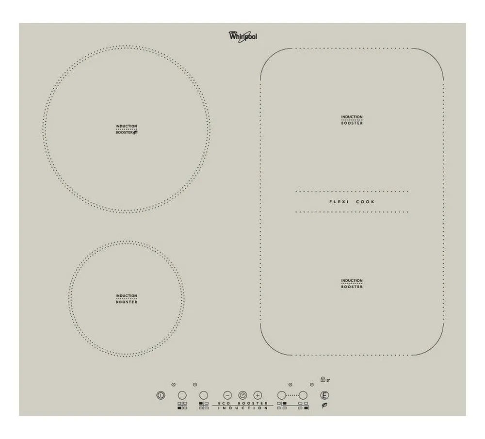 Plită cu inducție Whirlpool ACM 808/BA/S, Alb