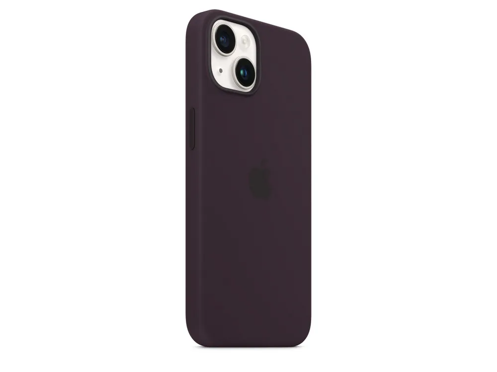 Original iPhone 14 Silicone Case with MagSafe - Elderberry, Model A2910