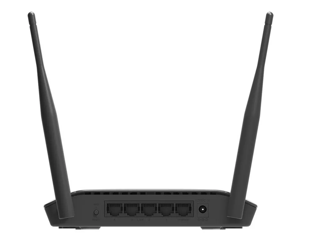 Беспроводной маршрутизатор D-Link DIR-615, Чёрный