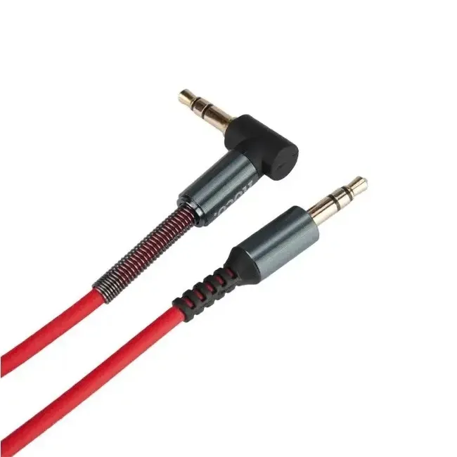 Cablu audio Hoco UPA02, 3.5 mm - 3.5 mm, 1m, Roșu
