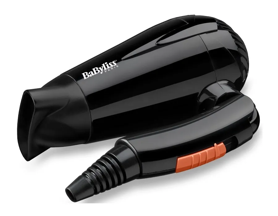 Компактный фен BaByliss Travel Dry 5344E, 2000 Вт, Чёрный