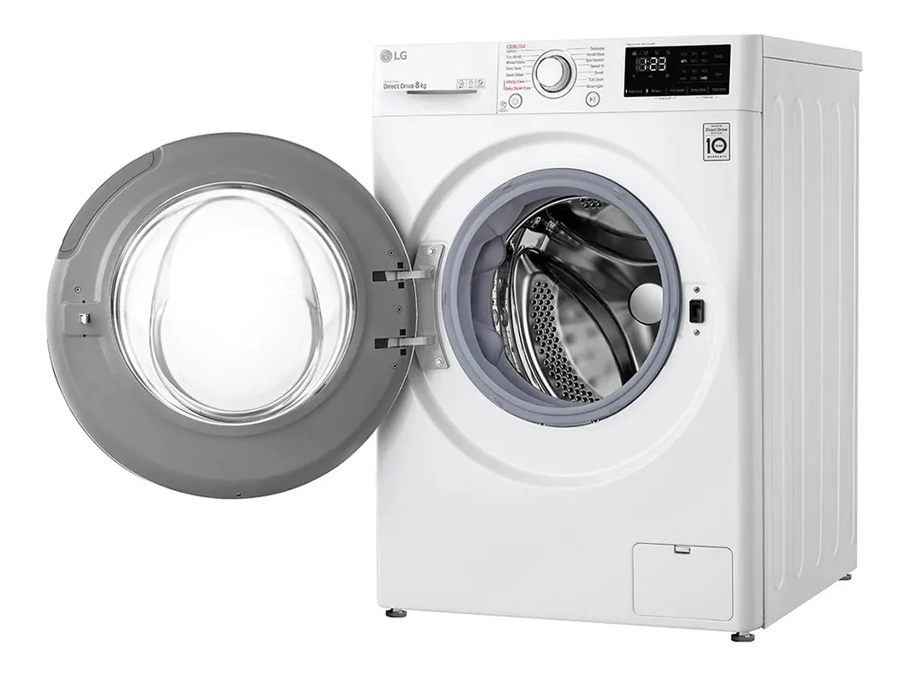 Mașină de spălat LG F4WV328S0U, 8kg, Alb