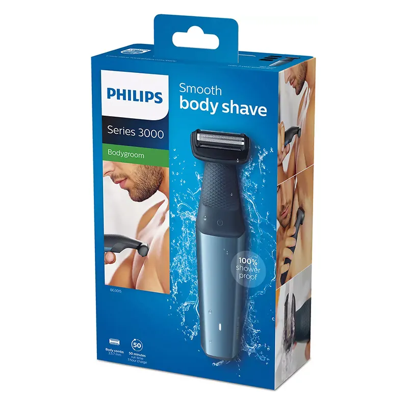 Trimmer pentru bărbați Philips BG3015/15, Negru | Gri