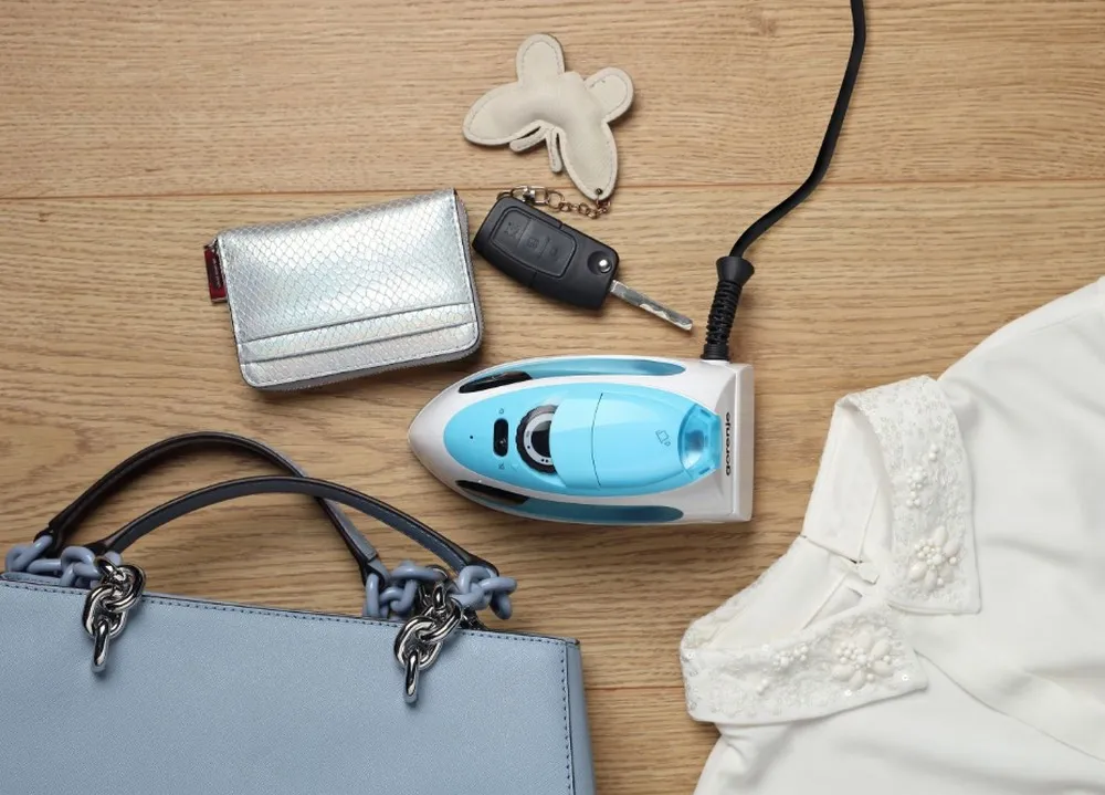 Дорожный утюг Gorenje SIH1100TBT, 1100Вт, Голубой