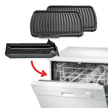 Электрический Гриль Tefal Ultracompact, 2000Вт, Серебристый