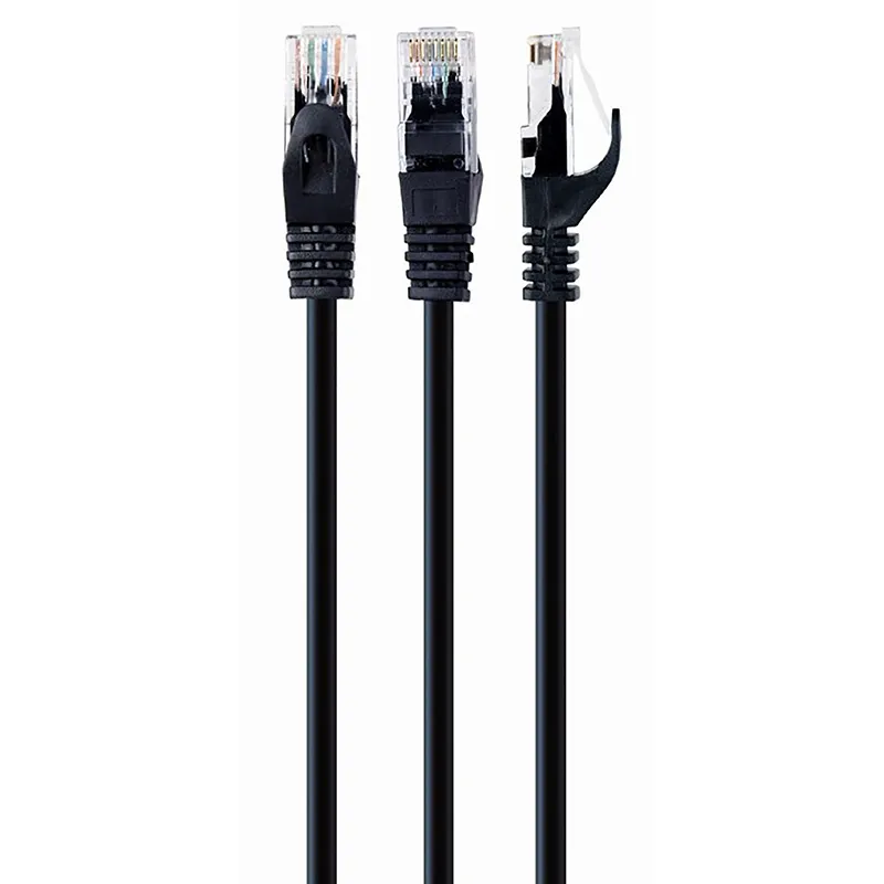 Patch cord Cablexpert PP6U-3M/BK, Cat6 UTP, 3m, Negru