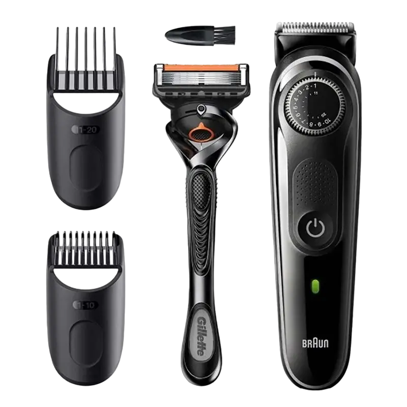 Мужской Триммер Braun BT5342, Чёрный | Серый