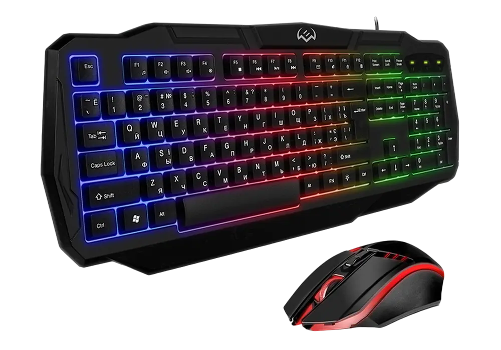 Set Tastatură + Mouse SVEN GS-9100, Cu fir, Negru