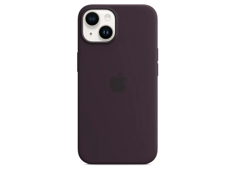 Original iPhone 14 Silicone Case with MagSafe - Elderberry, Model A2910