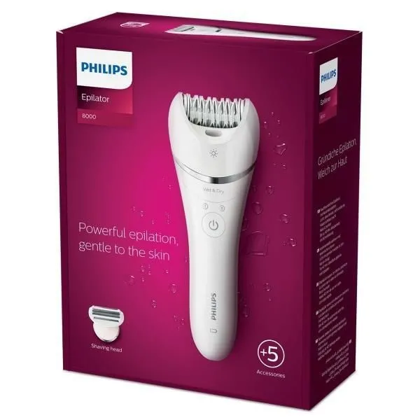 Epilator PHILIPS BRE710/00, Alb