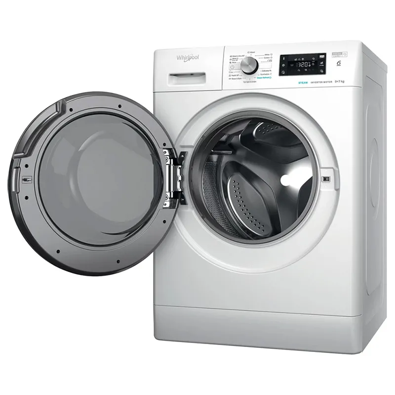 Mașină de spălat cu uscător Whirlpool FFWDB 976258 BV EE, 9kg, Alb