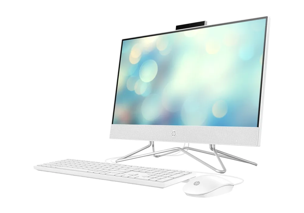Computer All-in-One HP 22-df1036ur, 21,5", Intel Core i3-1125G4, 8GB/256GB, FreeDOS, Alb