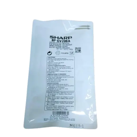 Девелопер Sharp Developer BP-GV20BA, Black , 0,31кг, Чёрный