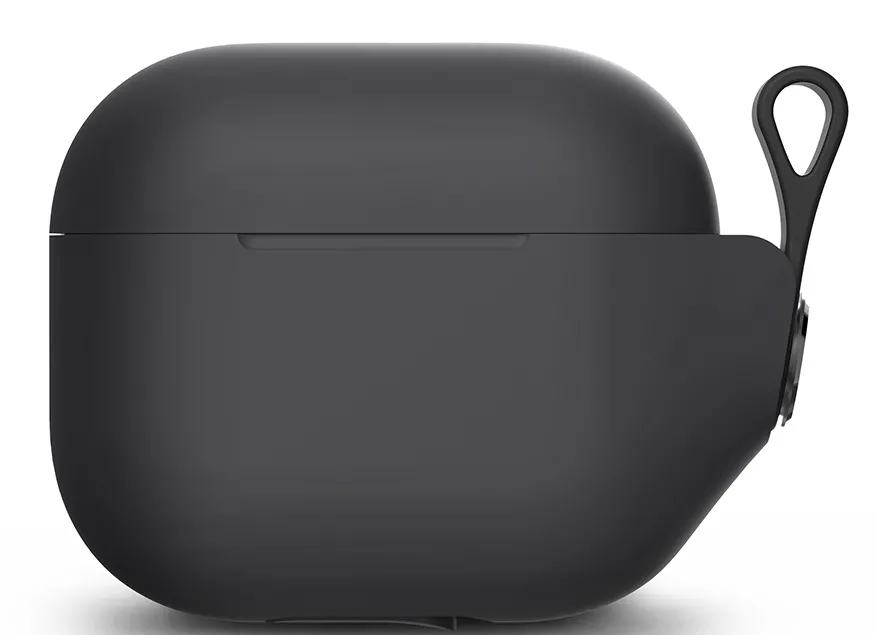 Чехол Moshi Pebbo - Airpods 3, Чёрный
