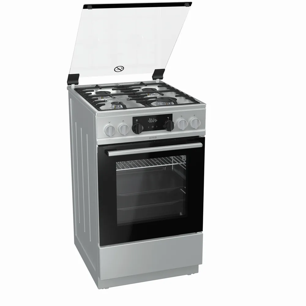 Aragaz Mixt Gorenje K5341XF, Oțel inoxidabil
