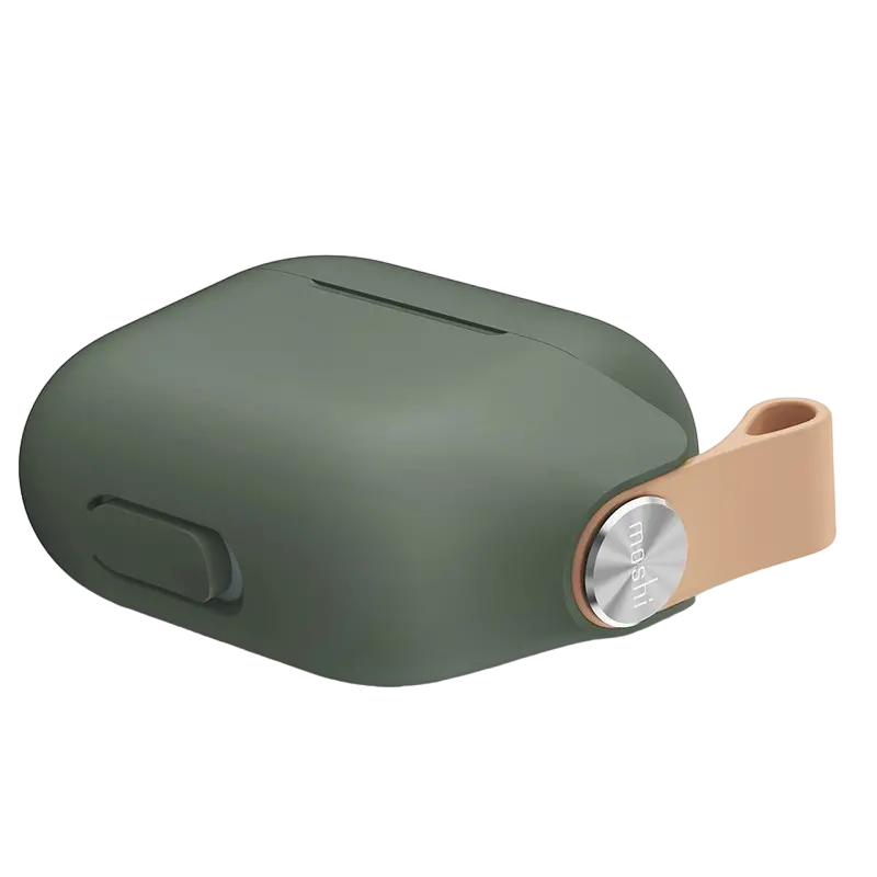 Чехол Moshi Pebbo - Airpods 3, Зелёный