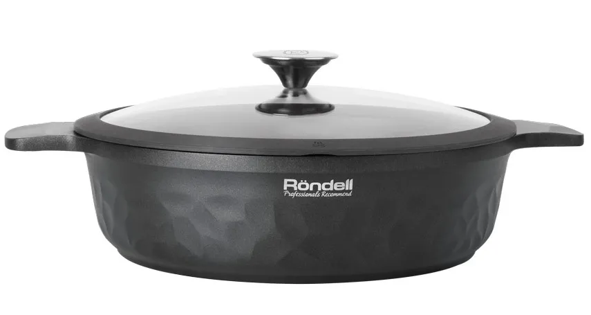 Сотейник Rondell ArtDeco, 28cm, Чёрный