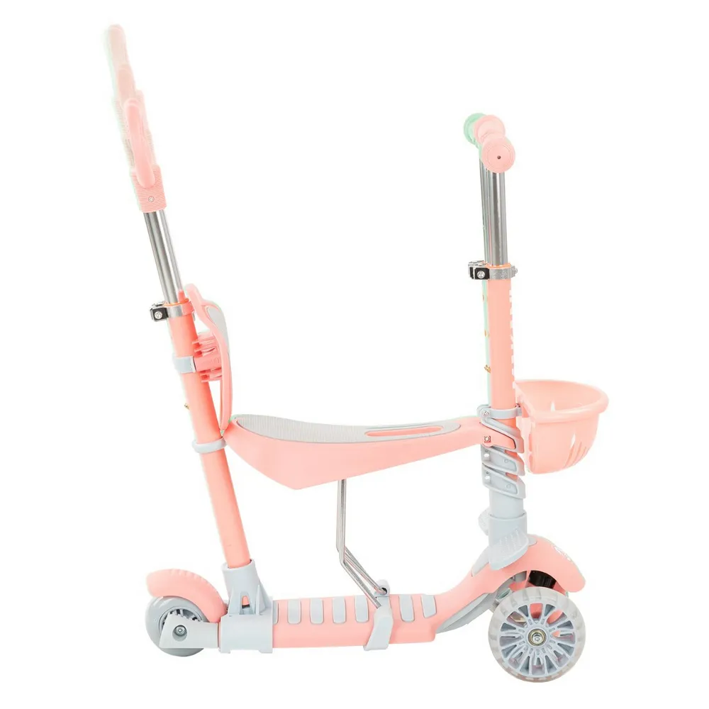 Trotinetă cu 3 roți pentru copii Kikka Boo BonBon, Roz