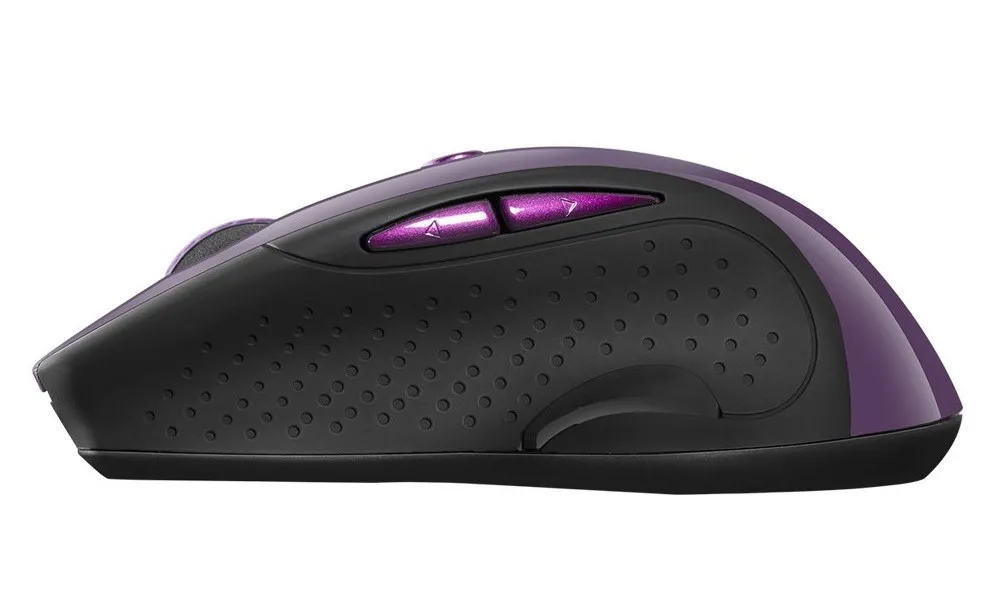 Беcпроводная мышь Canyon MW-01, Чёрный/Фиолетовый