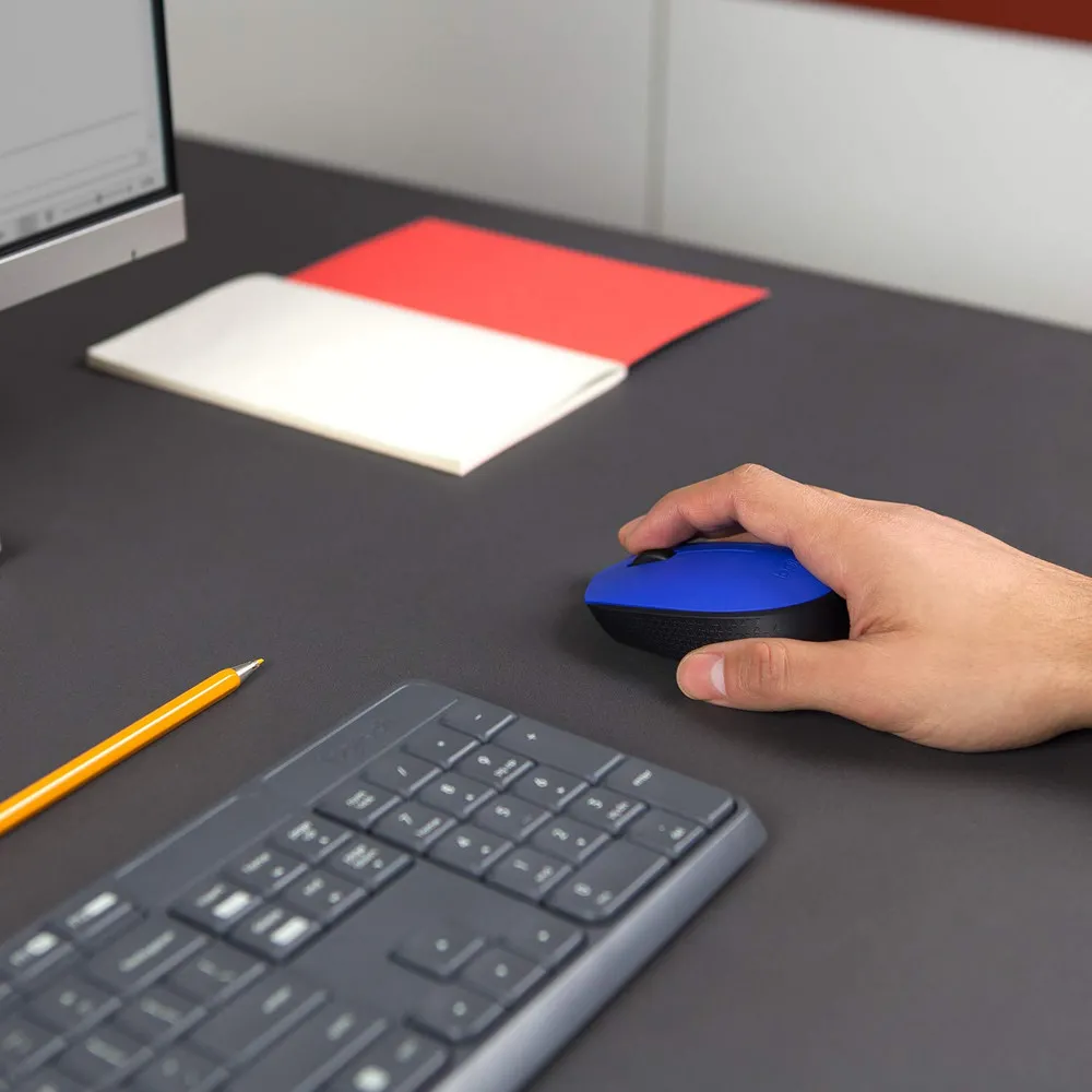 Беcпроводная мышь Logitech M171, Синий