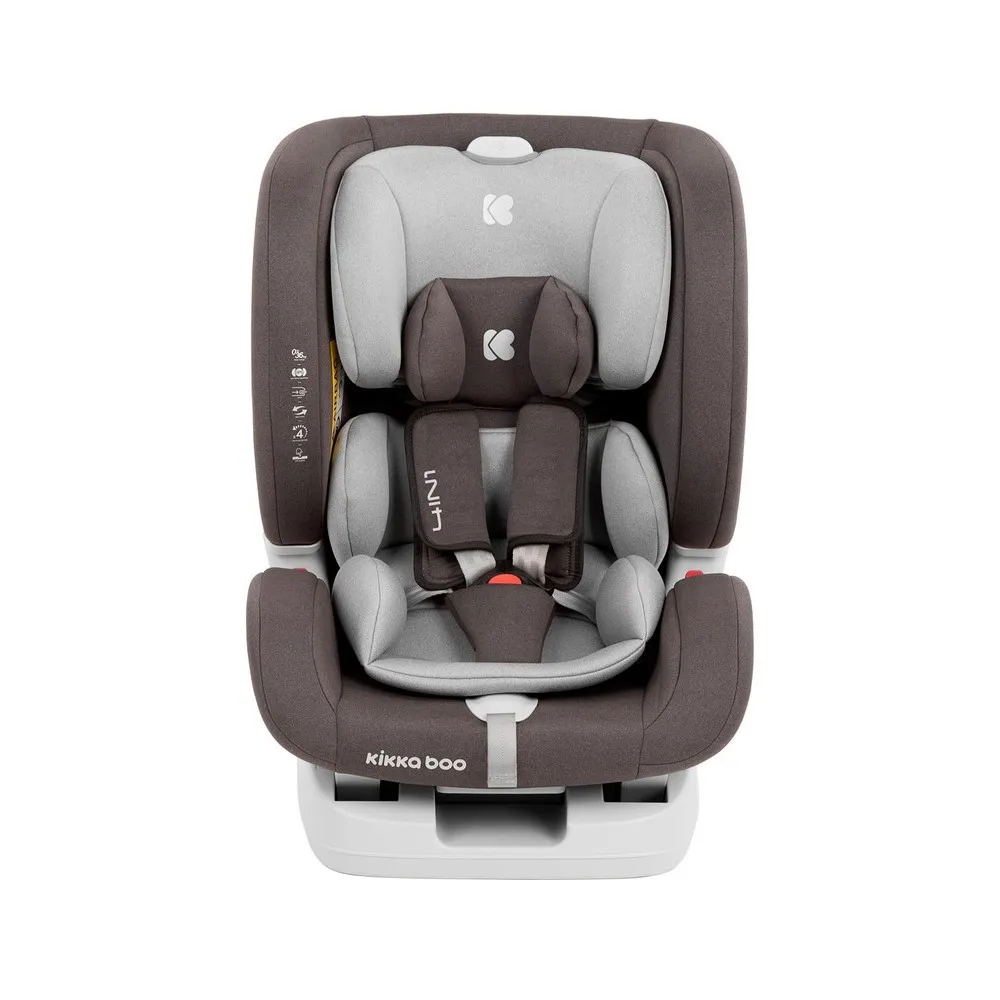 Scaun auto Kikka Boo 4in1, Grupa 0+/1/2/3 (0-36 kg), Cafeniu
