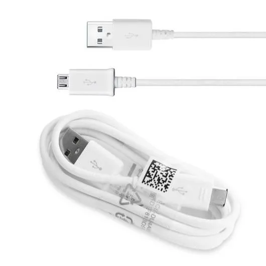 Cablu încărcare și sincronizare Samsung ECB-DU4EWE, Micro-USB/USB Type-A, 1,5m, Alb