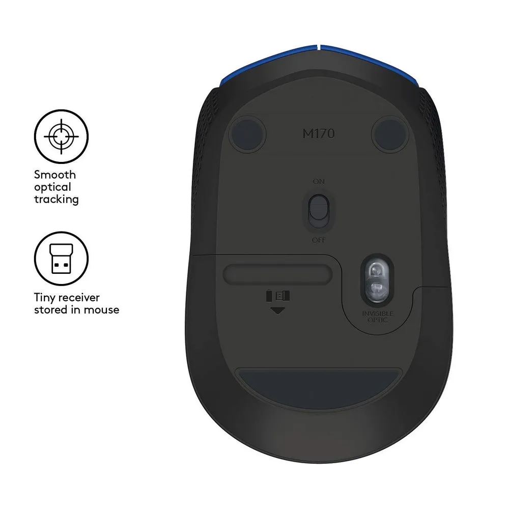 Беcпроводная мышь Logitech M171, Синий