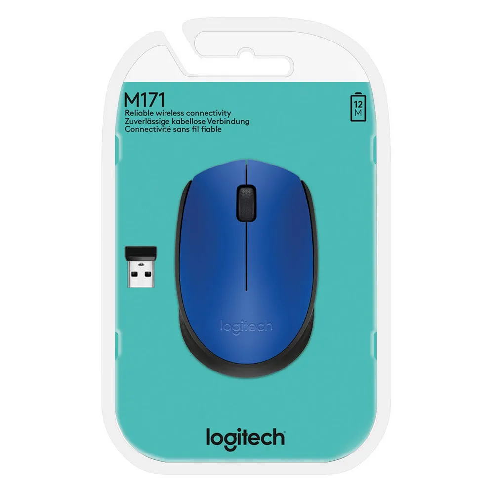Беcпроводная мышь Logitech M171, Синий