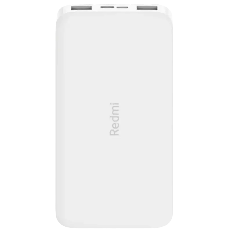 Acumulator extern Xiaomi Power Bank Redmi, 10000mAh, Alb