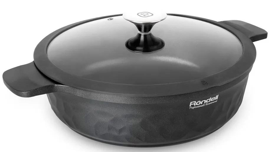 Сотейник Rondell ArtDeco, 28cm, Чёрный