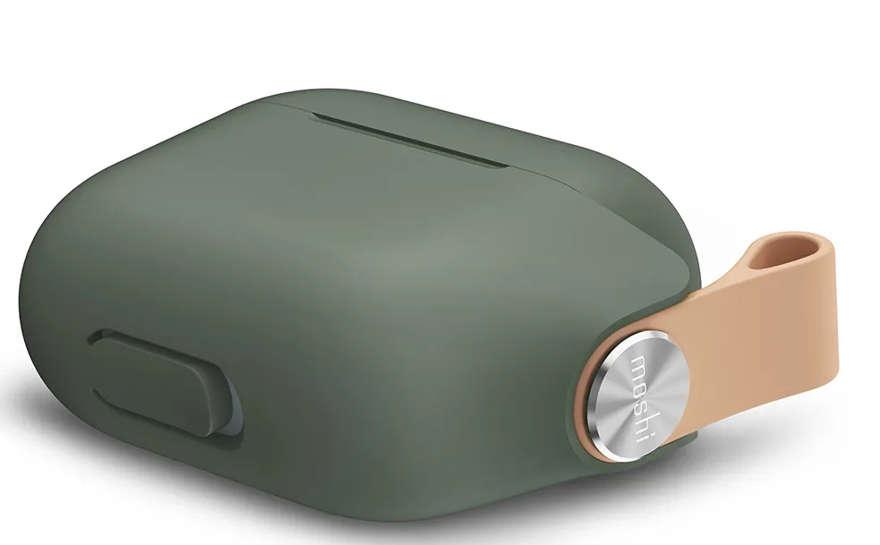 Чехол Moshi Pebbo - Airpods 3, Зелёный