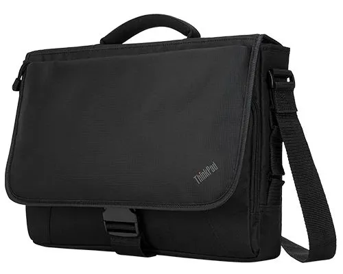 Geantă pentru Laptop Lenovo Essential Messenger, 15.6", Poliester, Negru