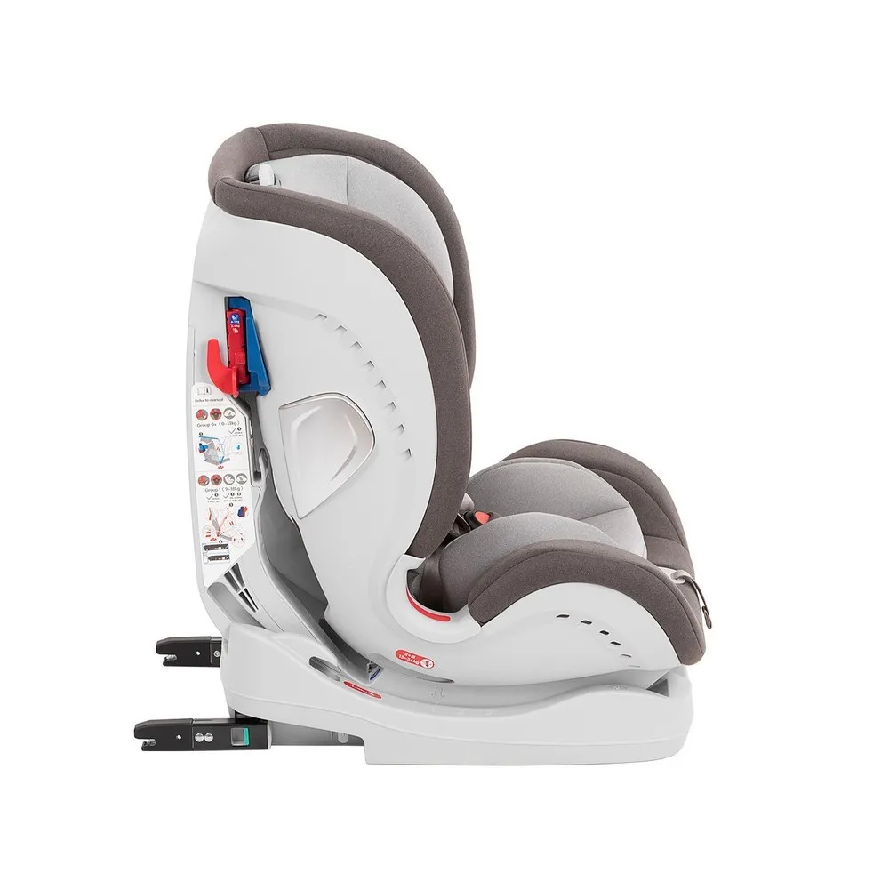 Scaun auto Kikka Boo 4in1, Grupa 0+/1/2/3 (0-36 kg), Cafeniu