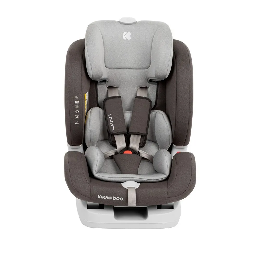 Scaun auto Kikka Boo 4in1, Grupa 0+/1/2/3 (0-36 kg), Cafeniu